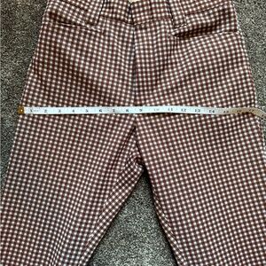 Vintage Levi’s brown and white checkered pants